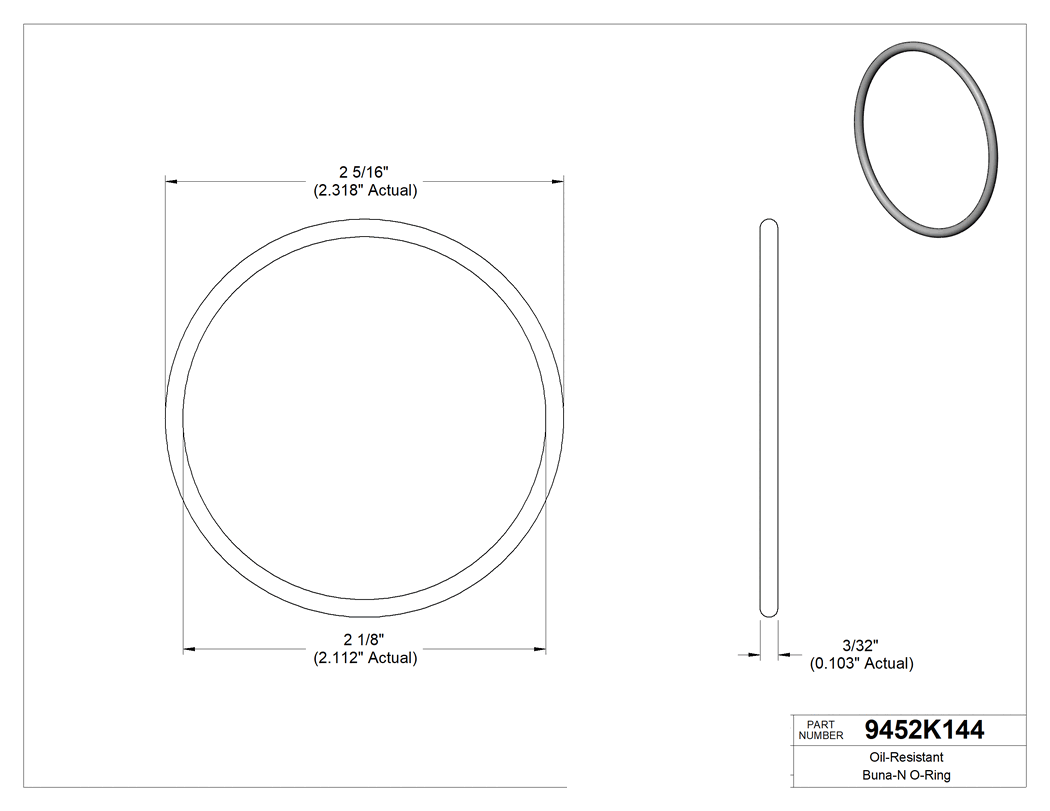 Technical drawing - 9452K144